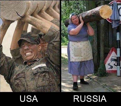 Russia vs USA}}
